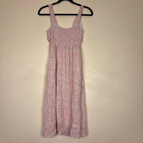 LOST + WANDER Pick Me In The Desert Dress Size XS Pink Floral Midi Summer Spring - Picture 7 of 12